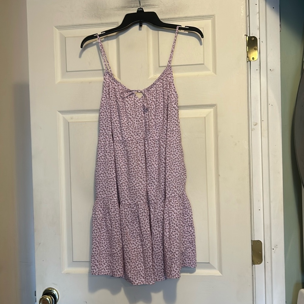 Old Navy Purple and White Floral Cami Dress Size XS